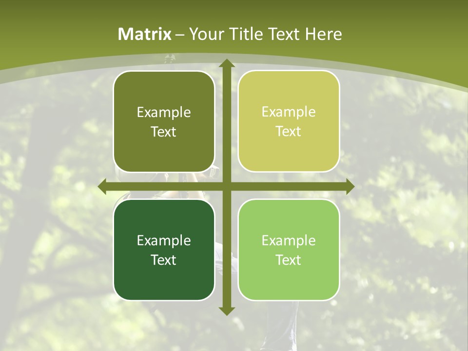 Longshot Canopy Woods PowerPoint Template