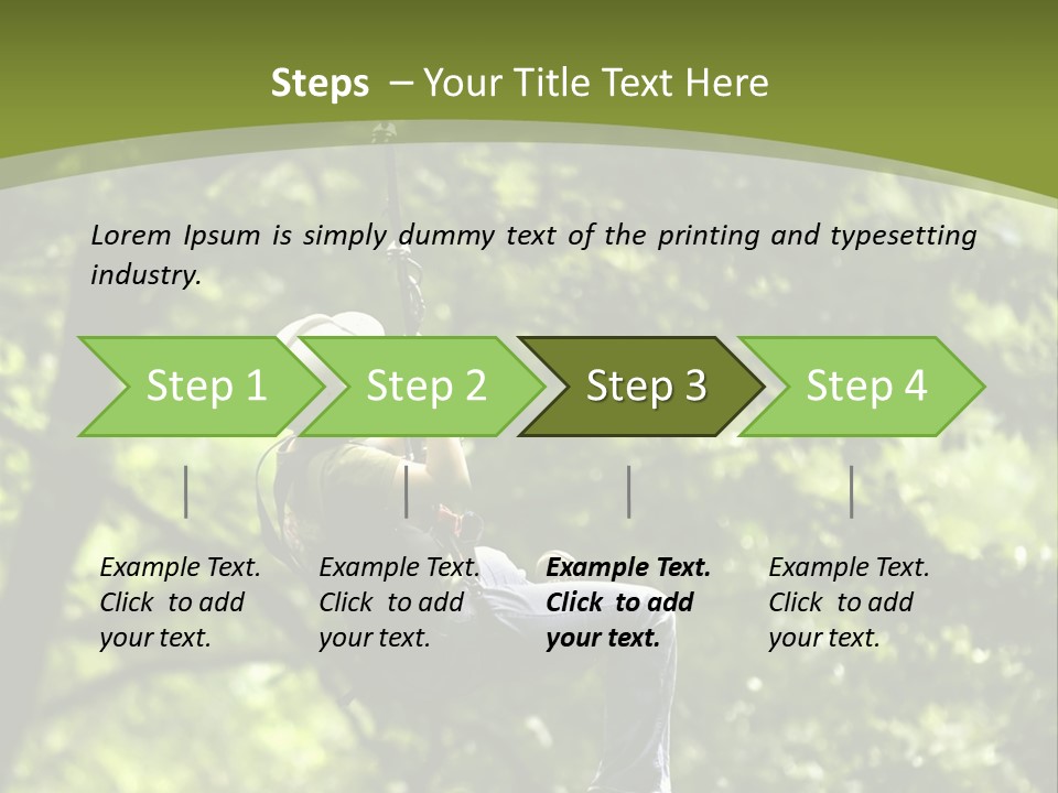 Longshot Canopy Woods PowerPoint Template