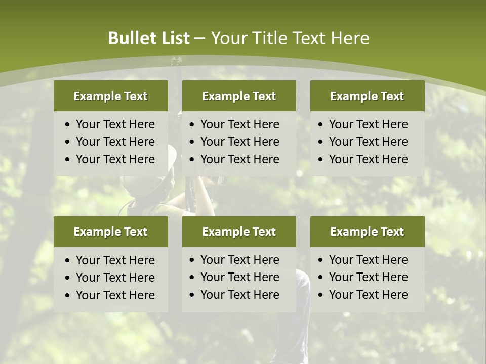 Longshot Canopy Woods PowerPoint Template
