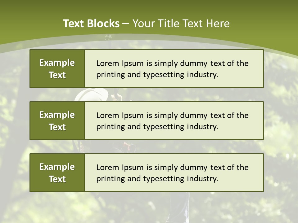 Longshot Canopy Woods PowerPoint Template