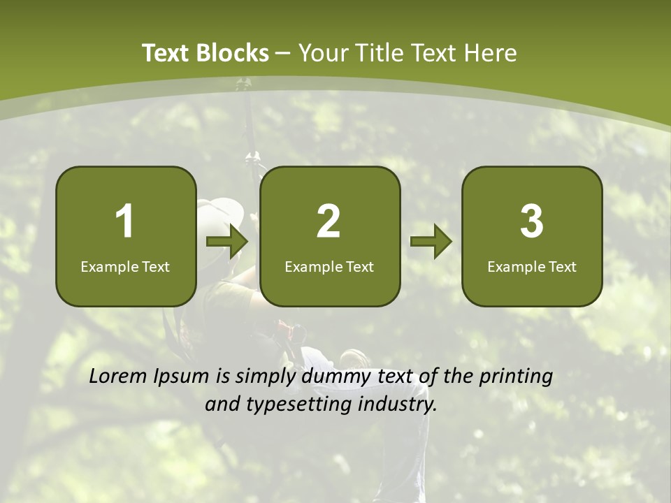 Longshot Canopy Woods PowerPoint Template