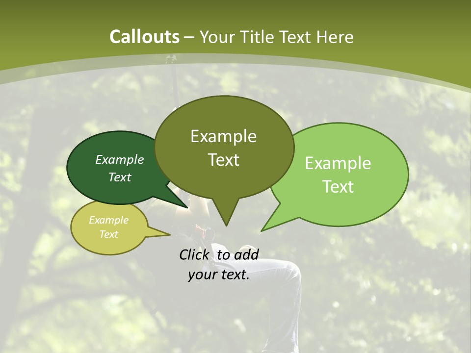 Longshot Canopy Woods PowerPoint Template