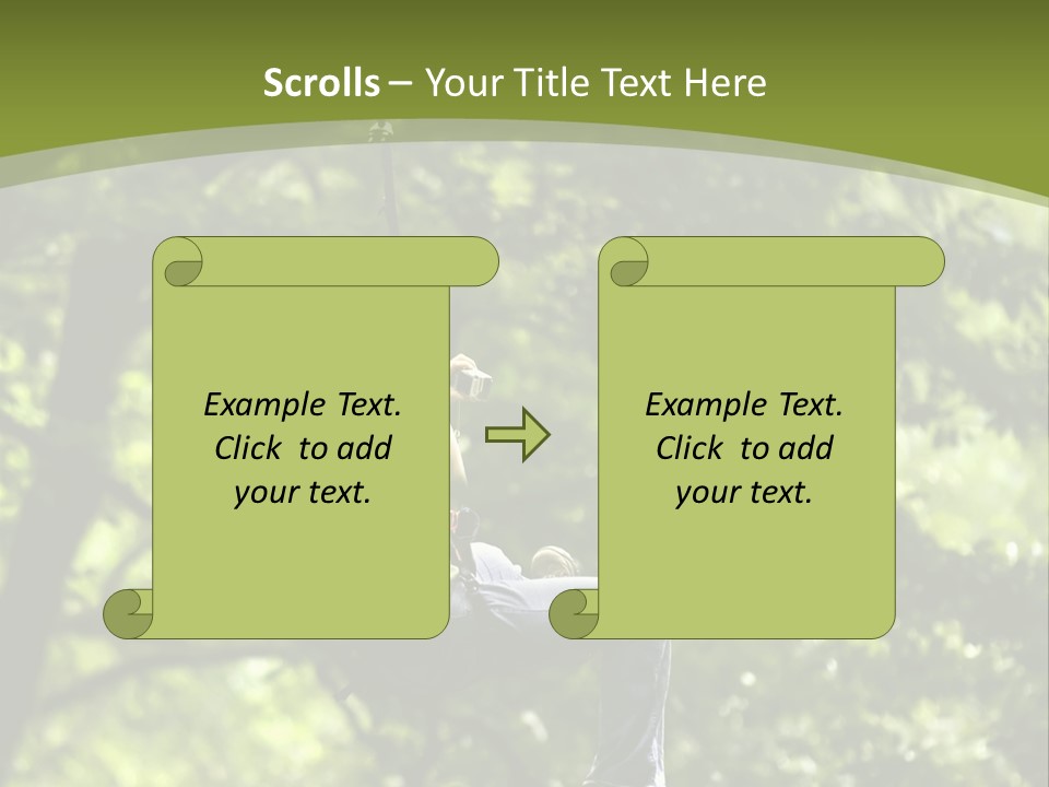 Longshot Canopy Woods PowerPoint Template