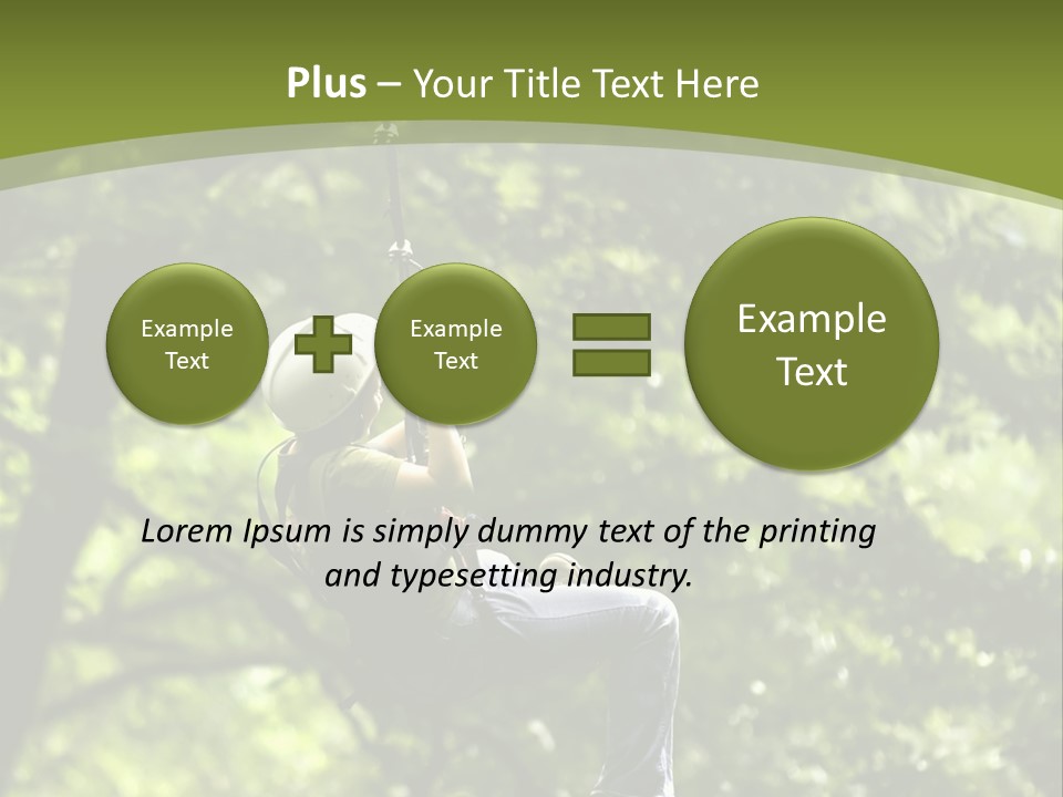 Longshot Canopy Woods PowerPoint Template