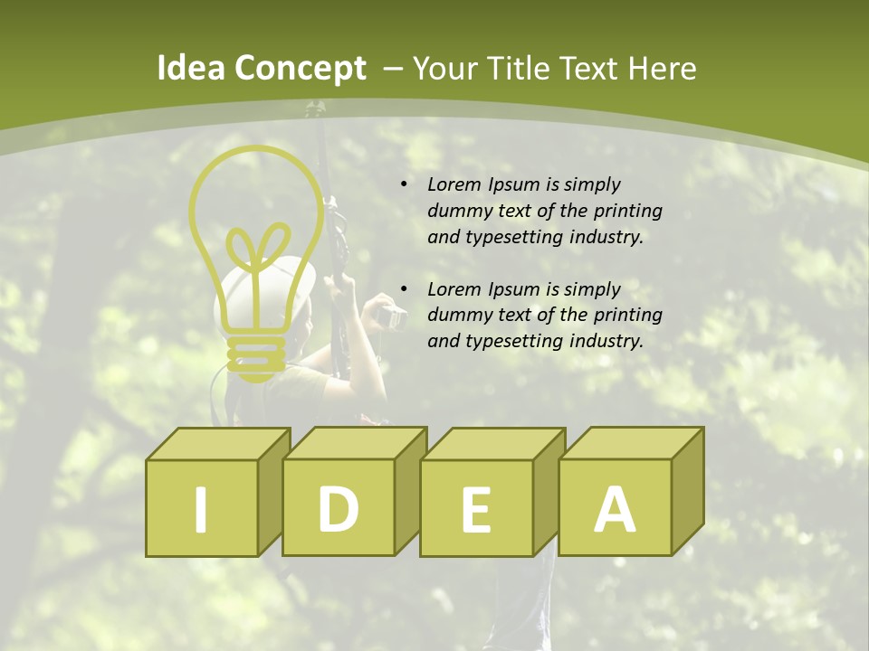 Longshot Canopy Woods PowerPoint Template