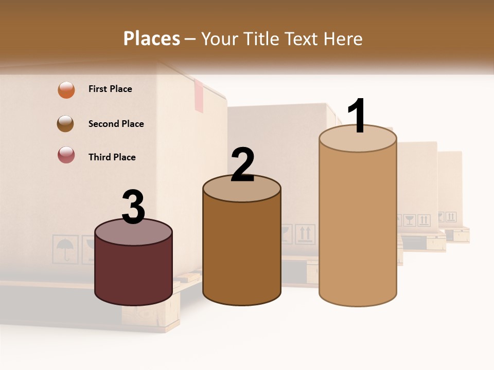 Empty Stack Boxboard PowerPoint Template