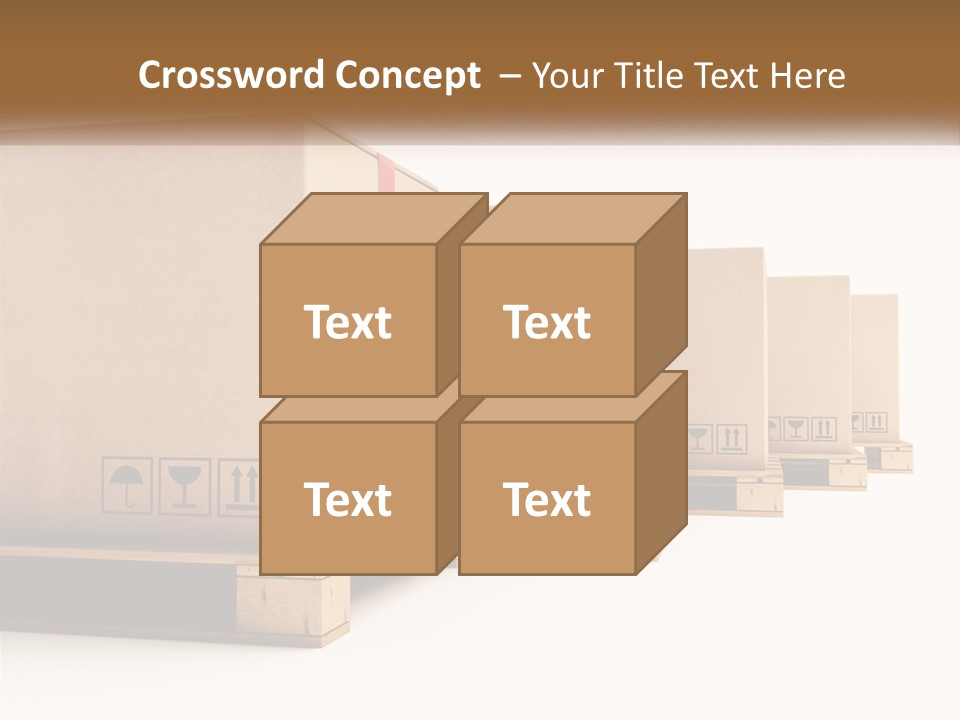 Empty Stack Boxboard PowerPoint Template