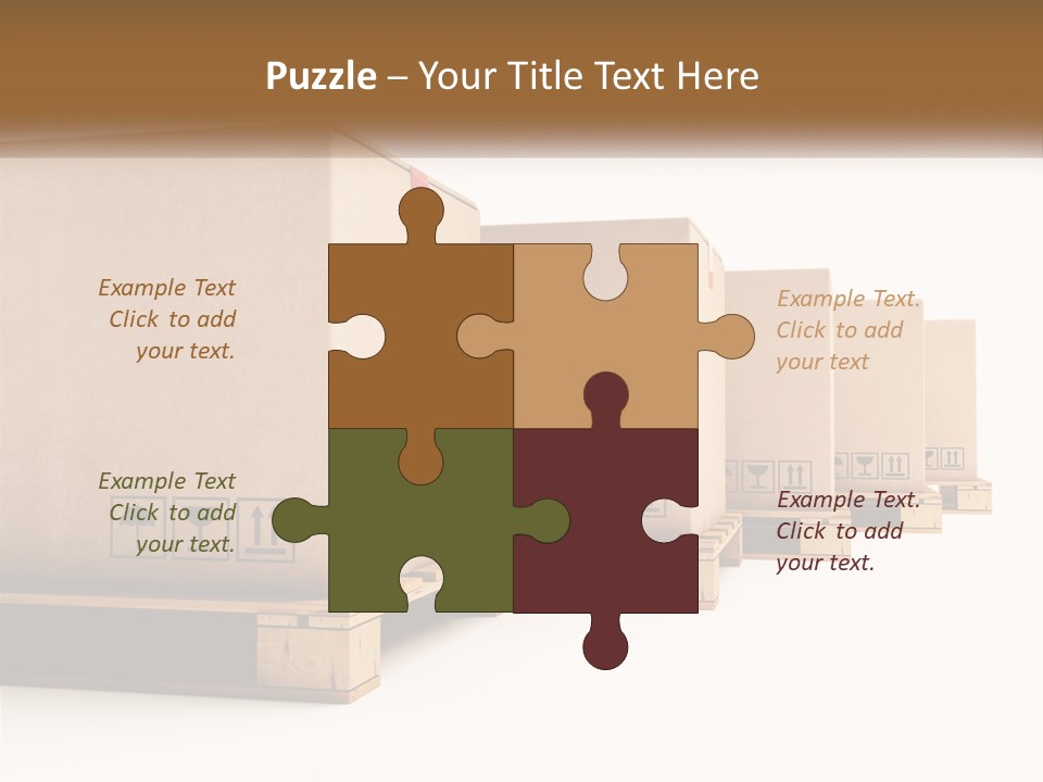 Empty Stack Boxboard PowerPoint Template