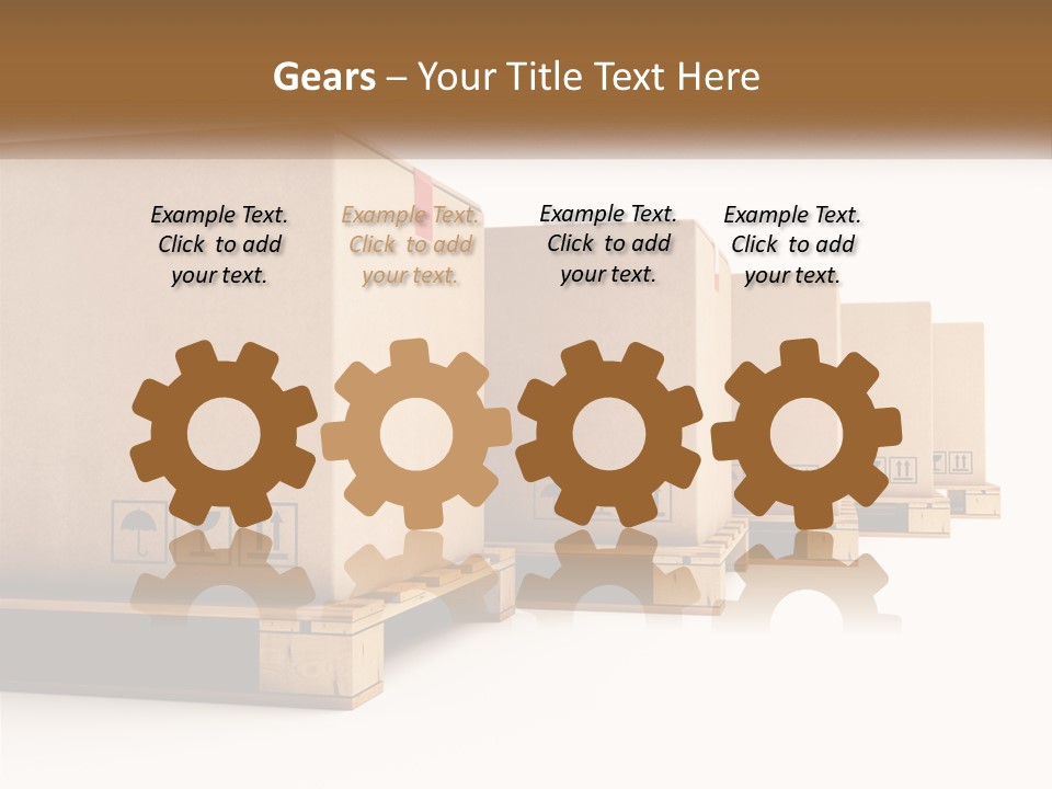 Empty Stack Boxboard PowerPoint Template