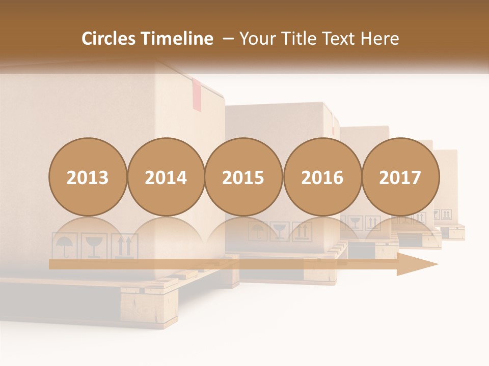 Empty Stack Boxboard PowerPoint Template