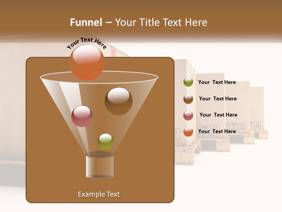 Empty Stack Boxboard PowerPoint Template