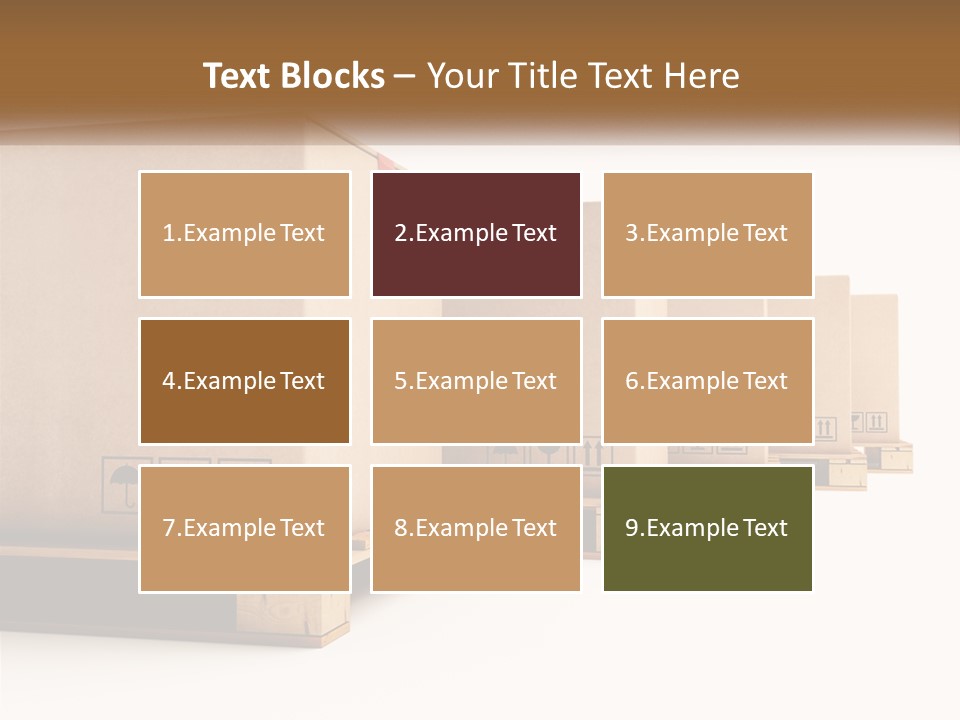 Empty Stack Boxboard PowerPoint Template