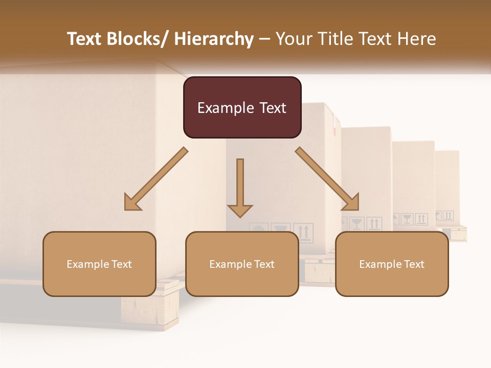 Empty Stack Boxboard PowerPoint Template