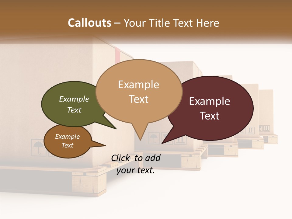 Empty Stack Boxboard PowerPoint Template