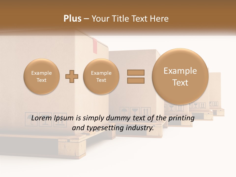 Empty Stack Boxboard PowerPoint Template