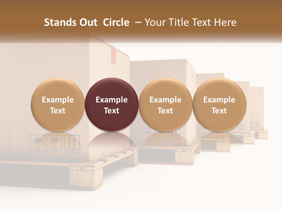Empty Stack Boxboard PowerPoint Template