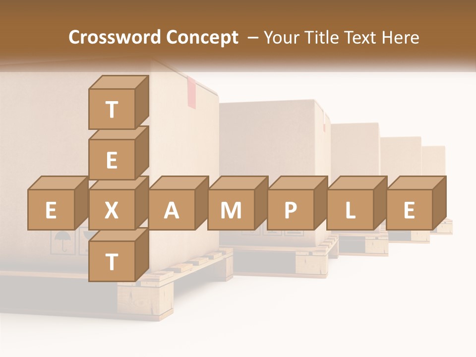 Empty Stack Boxboard PowerPoint Template