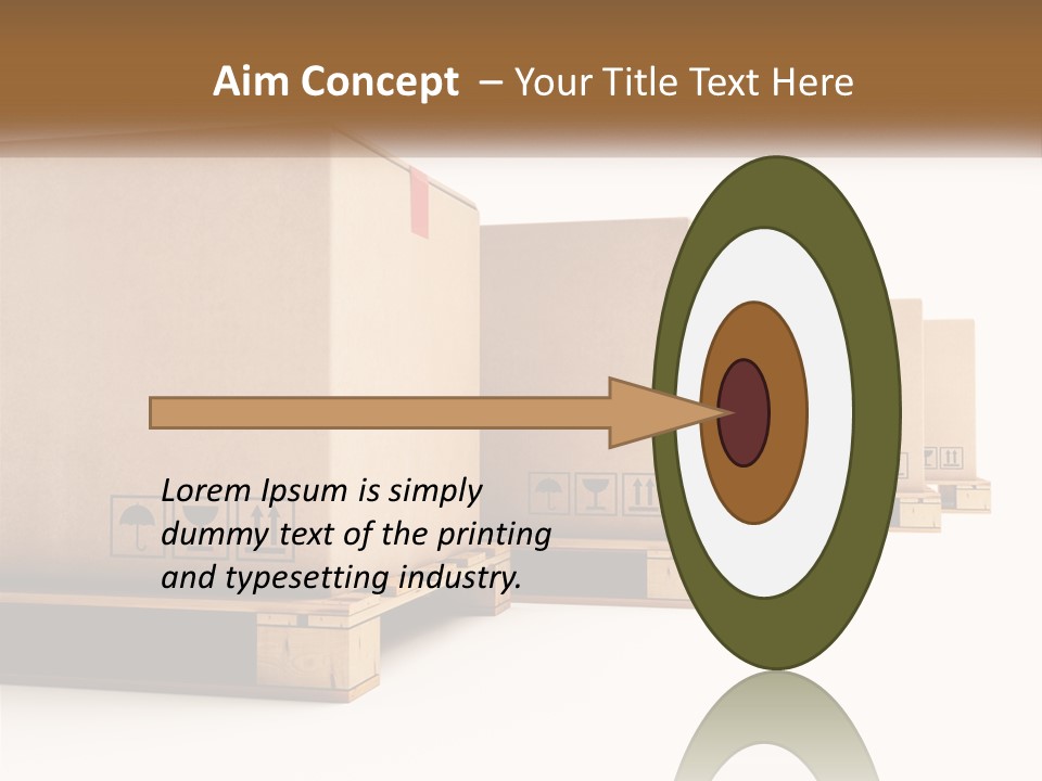 Empty Stack Boxboard PowerPoint Template
