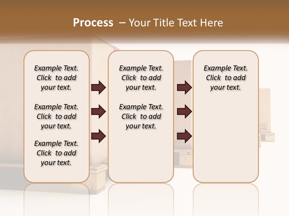 Empty Stack Boxboard PowerPoint Template