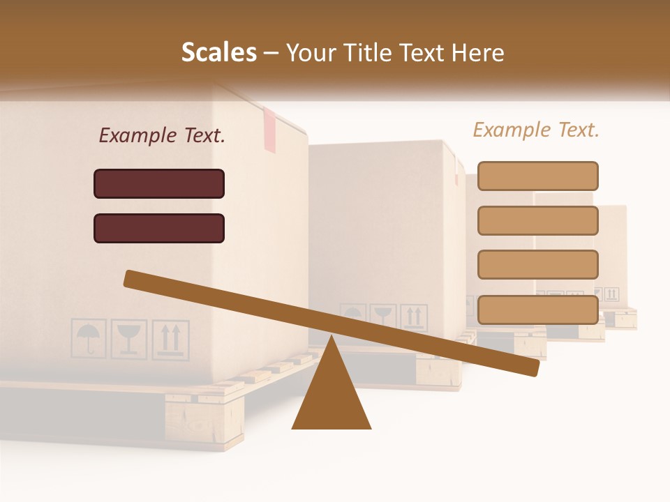 Empty Stack Boxboard PowerPoint Template