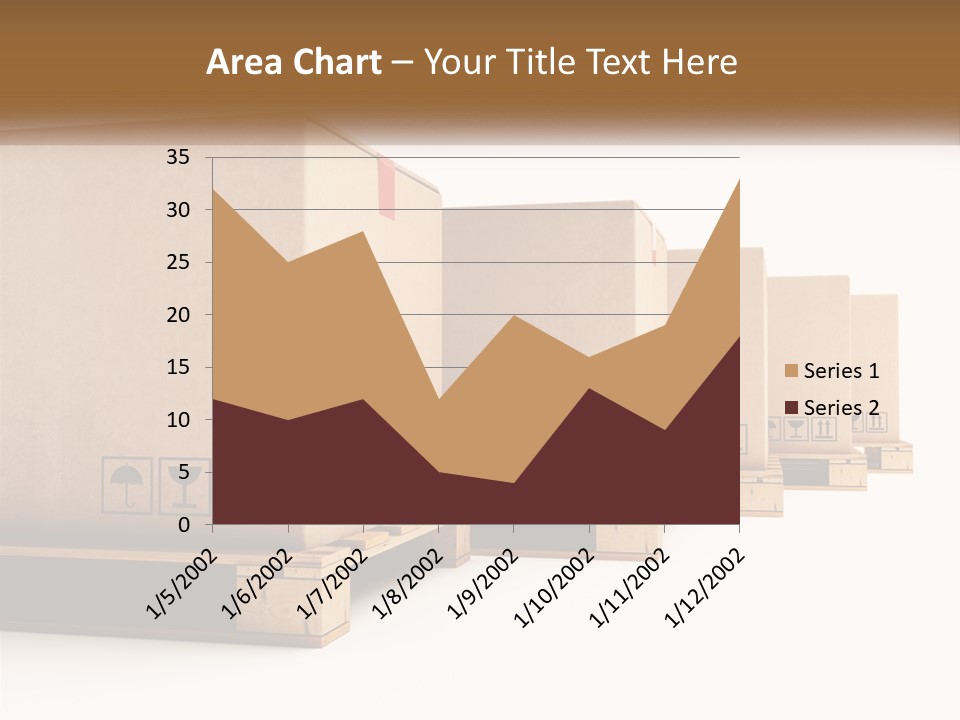 Empty Stack Boxboard PowerPoint Template