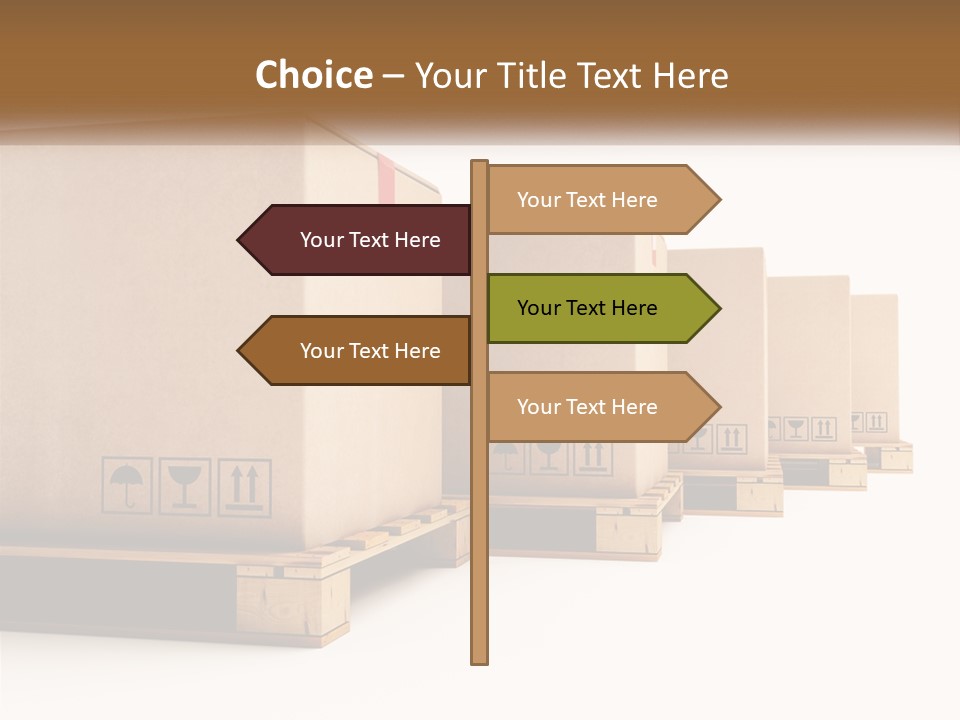 Empty Stack Boxboard PowerPoint Template