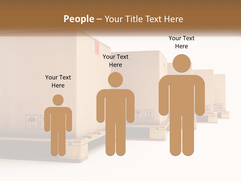 Empty Stack Boxboard PowerPoint Template