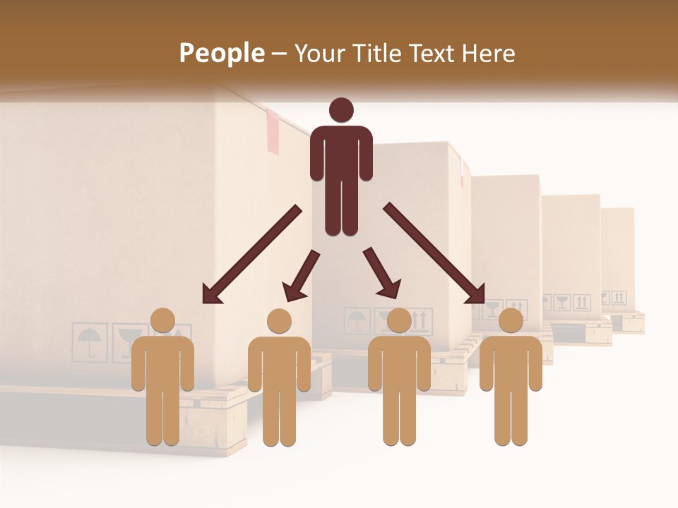 Empty Stack Boxboard PowerPoint Template