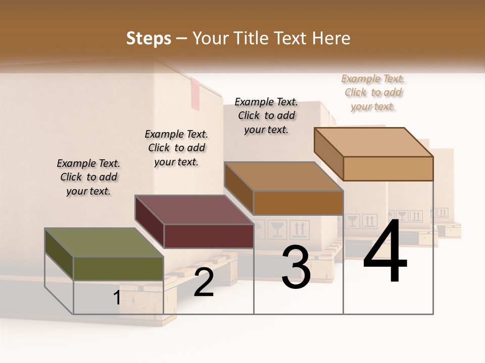 Empty Stack Boxboard PowerPoint Template