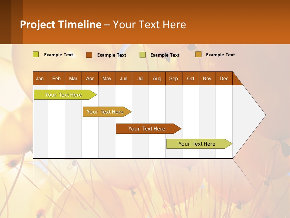 Balloon Helium Many PowerPoint Template
