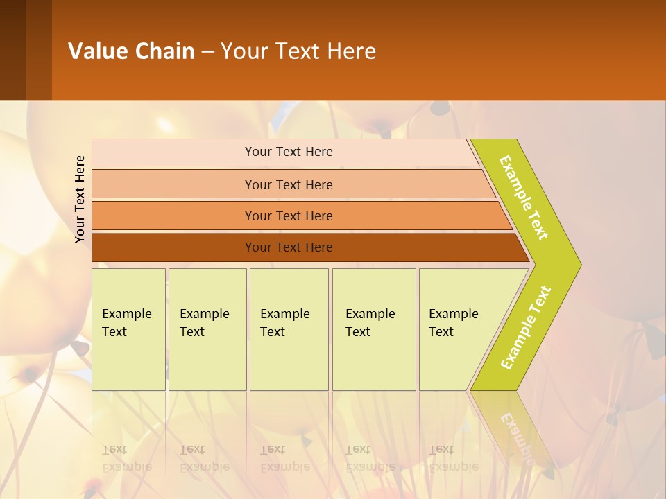 Balloon Helium Many PowerPoint Template