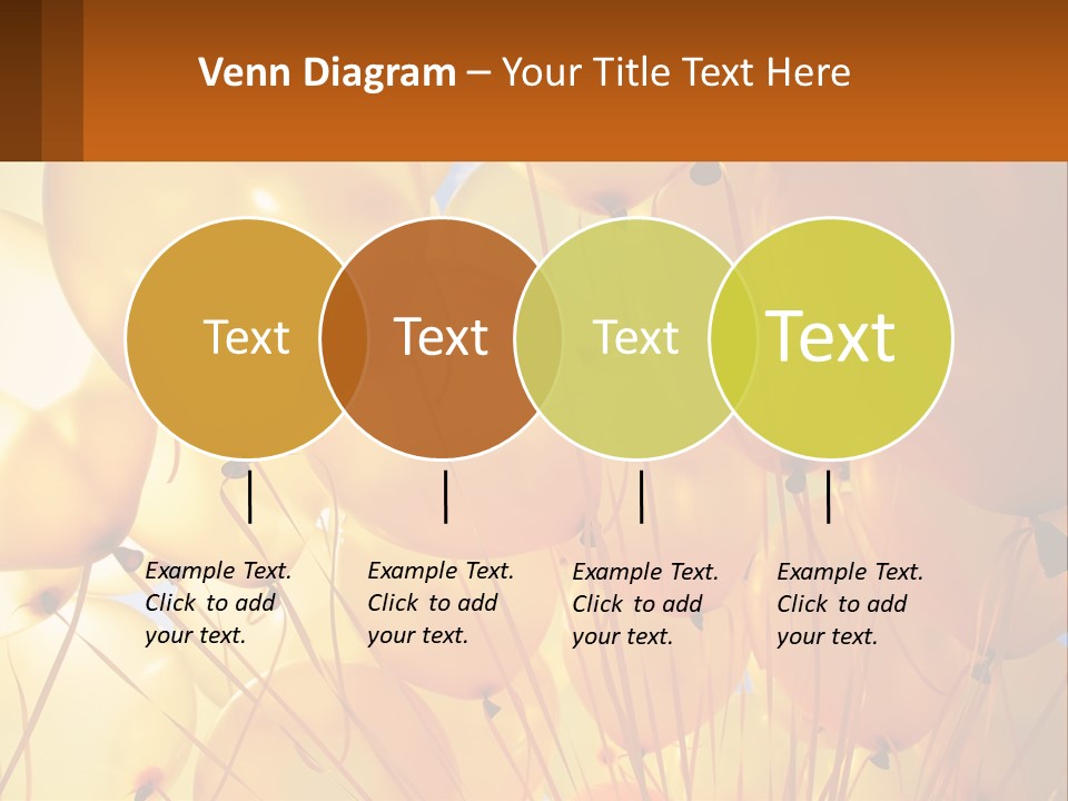 Balloon Helium Many PowerPoint Template