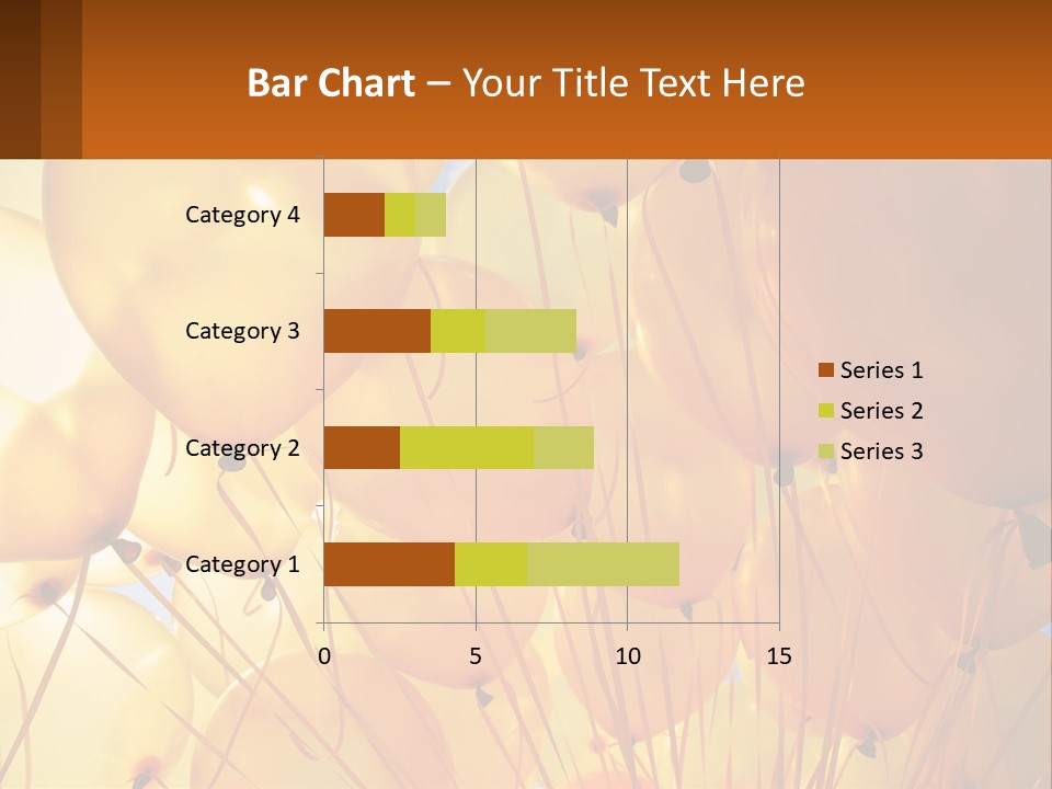 Balloon Helium Many PowerPoint Template