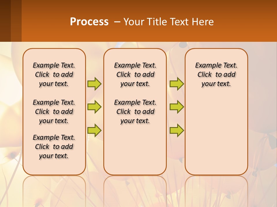 Balloon Helium Many PowerPoint Template