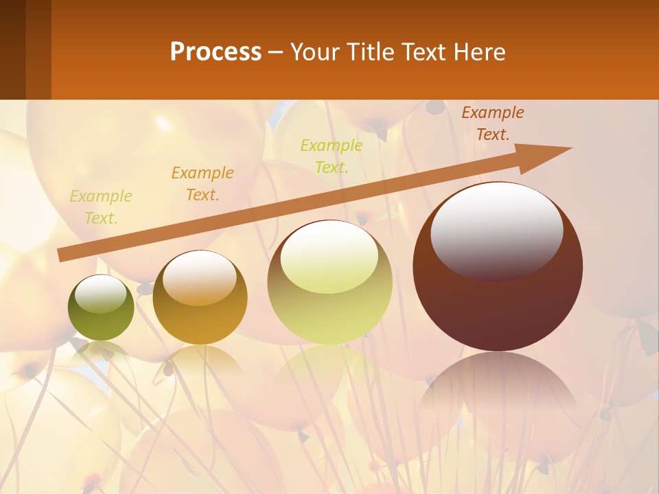 Balloon Helium Many PowerPoint Template