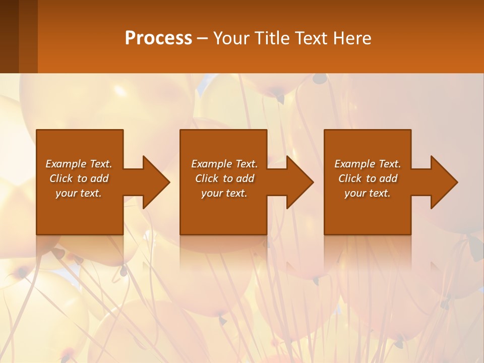 Balloon Helium Many PowerPoint Template