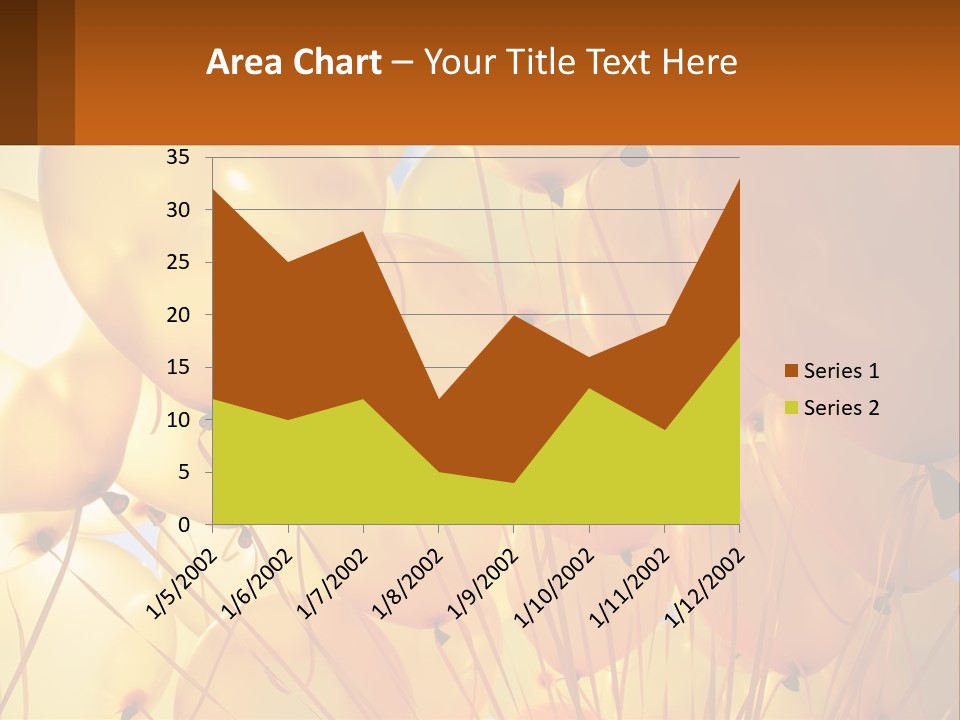 Balloon Helium Many PowerPoint Template