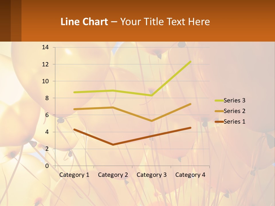 Balloon Helium Many PowerPoint Template