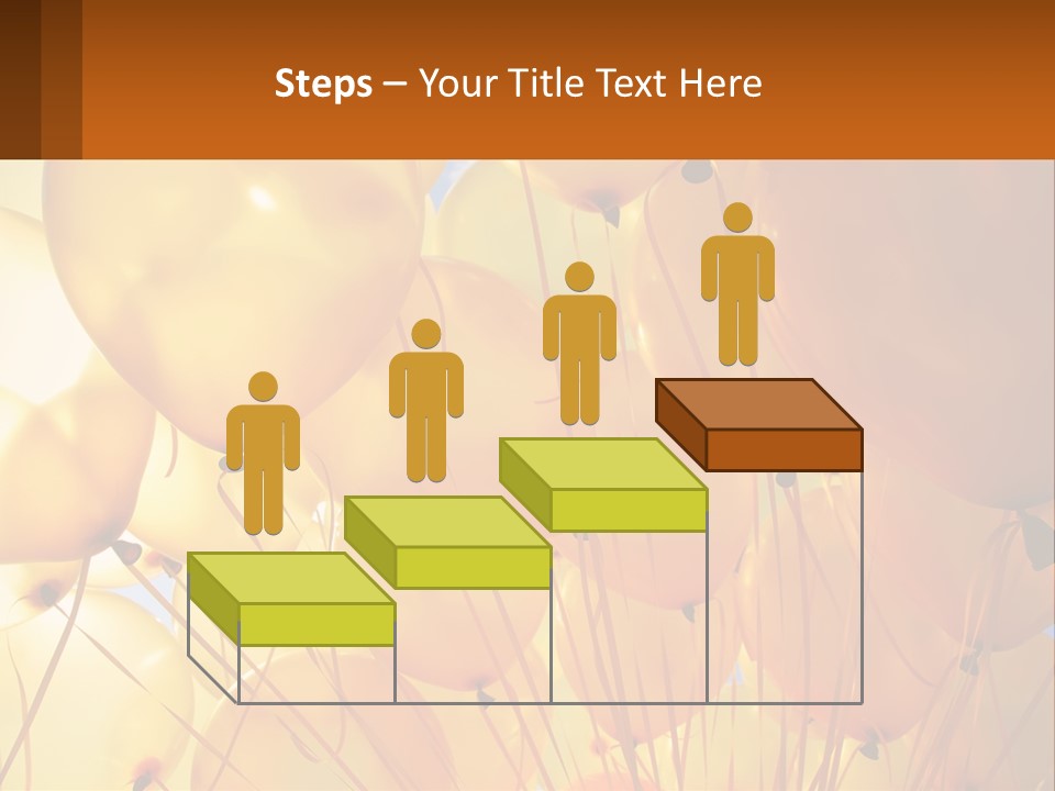 Balloon Helium Many PowerPoint Template