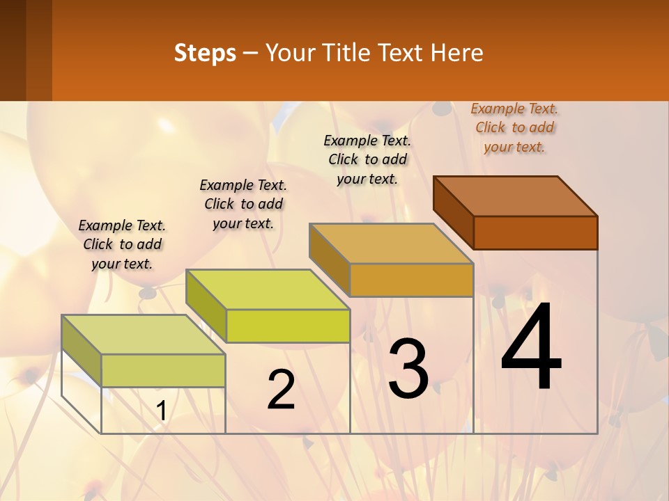 Balloon Helium Many PowerPoint Template