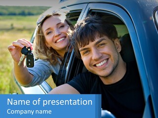 Summer Joy Driver PowerPoint Template