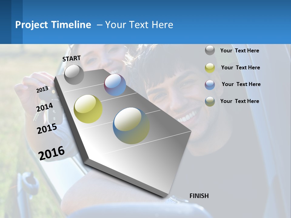 Summer Joy Driver PowerPoint Template