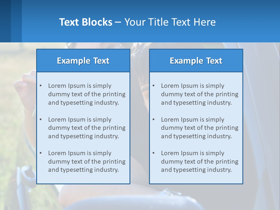 Summer Joy Driver PowerPoint Template