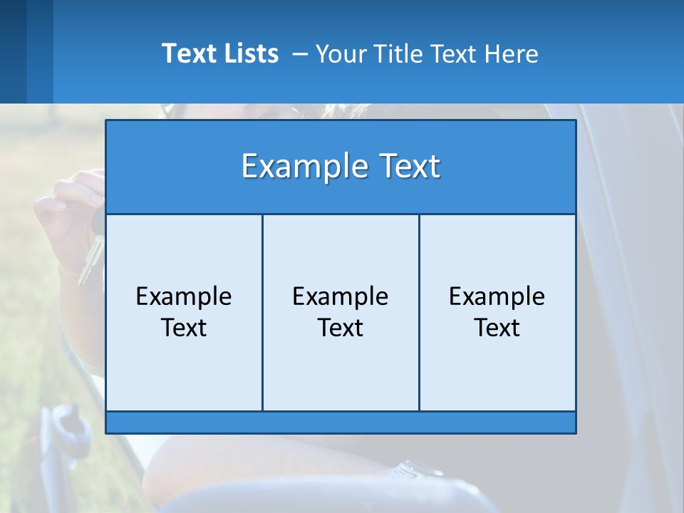 Summer Joy Driver PowerPoint Template