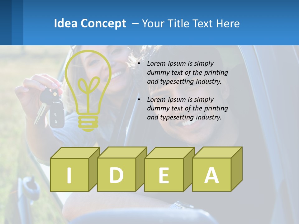 Summer Joy Driver PowerPoint Template