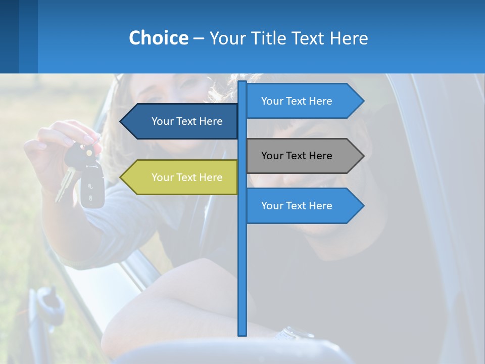 Summer Joy Driver PowerPoint Template