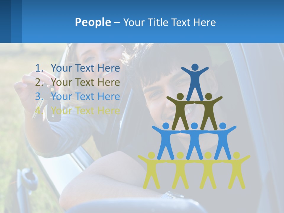 Summer Joy Driver PowerPoint Template