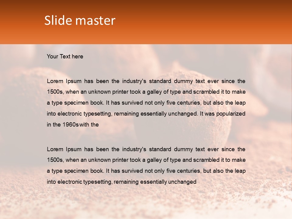 Present Candy Ganache PowerPoint Template