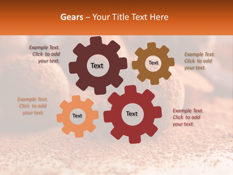 Present Candy Ganache PowerPoint Template