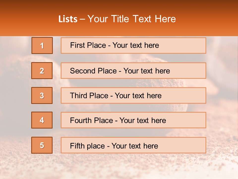 Present Candy Ganache PowerPoint Template